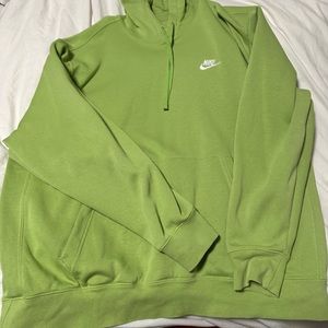 Green Nike hoodie